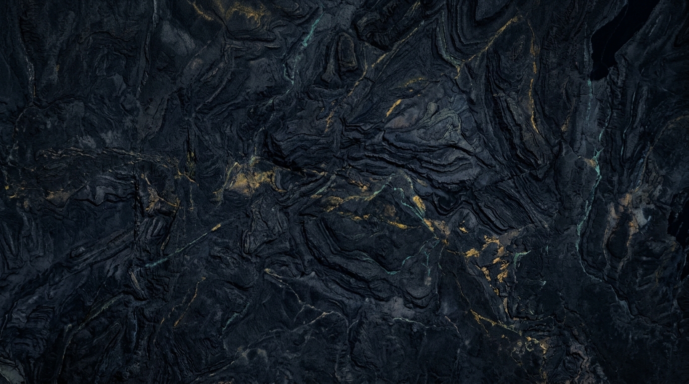 Geological strata representing the shaft collar demarcation